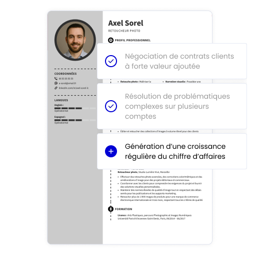 Un CV en ligne professionnel pour chaque emploi