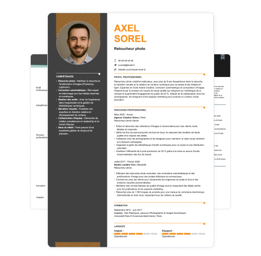 Modèles de CV à personnaliser