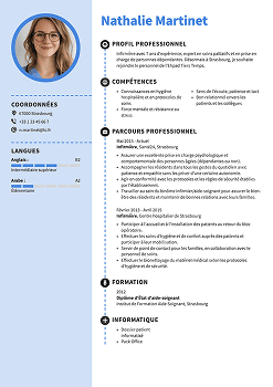 Exemple de CV infirmier