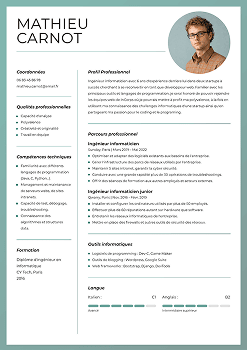 Exemple de CV reconversion professionnelle