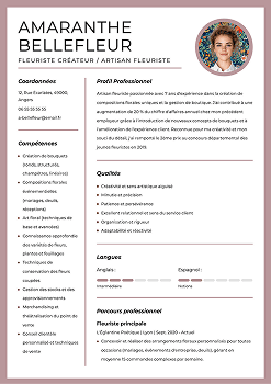 Exemple de CV vendeuse