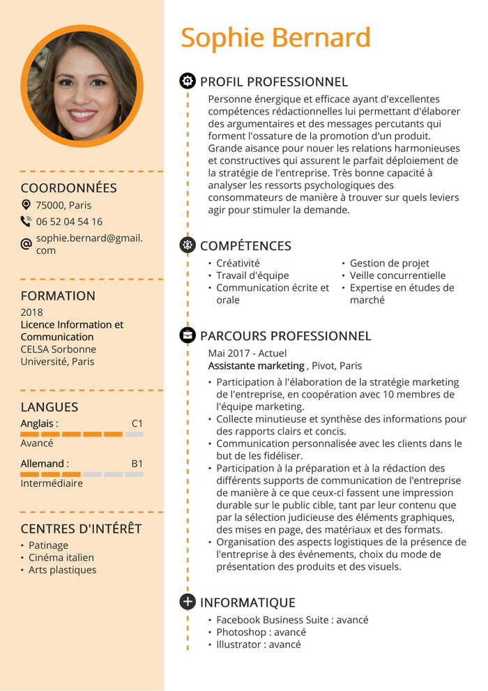 CV Artistique 10 Mod les Et Exemples T l charger 