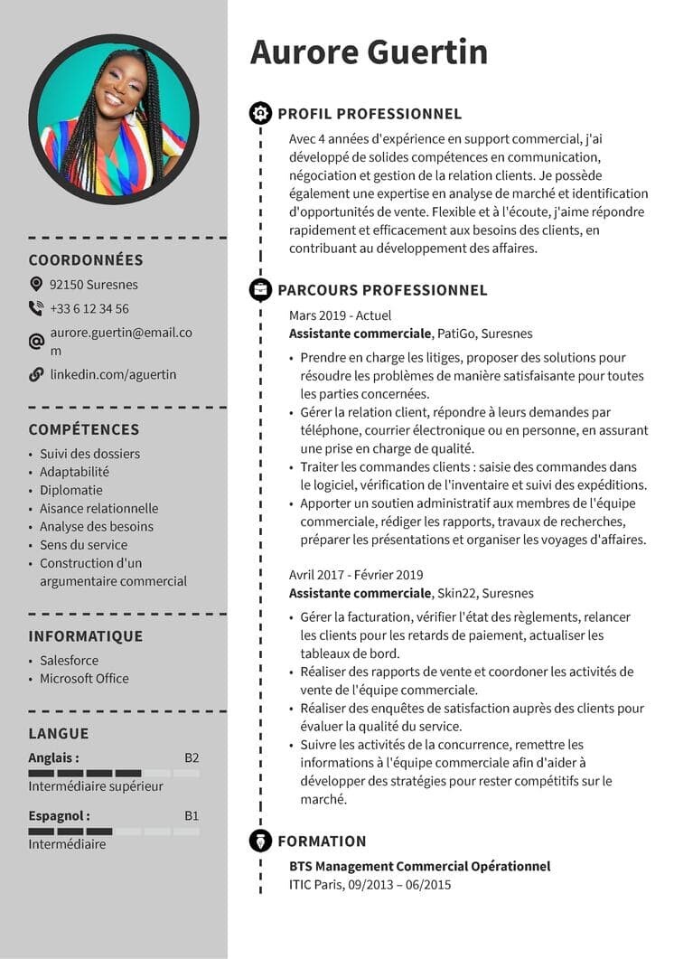 Modèle de CV