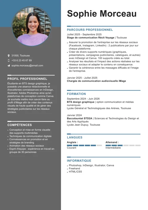 exemple de CV optimisé pour les ATS