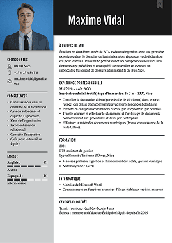 Exemple de CV demande de stage