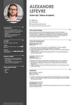 Exemple de CV testeur logiciel