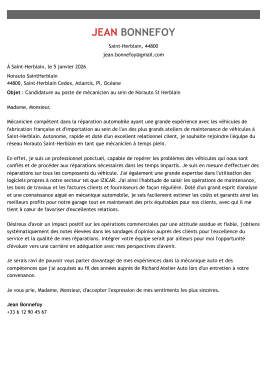  Lettre de motivation en ligne moderne