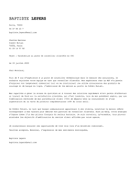 Modèle de lettre de motivation professionnelle au design minimaliste