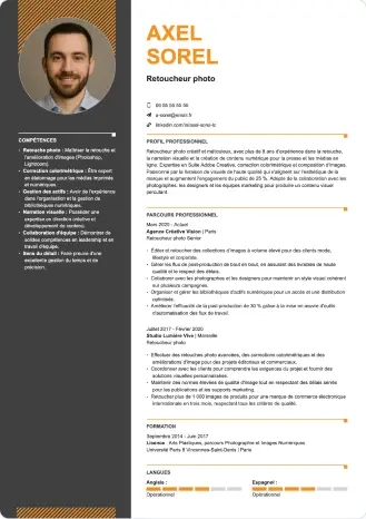 Modèle de CV original